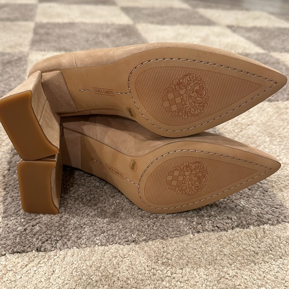 Vince Camuto Suede Pointed Toe Block Heel - image 5